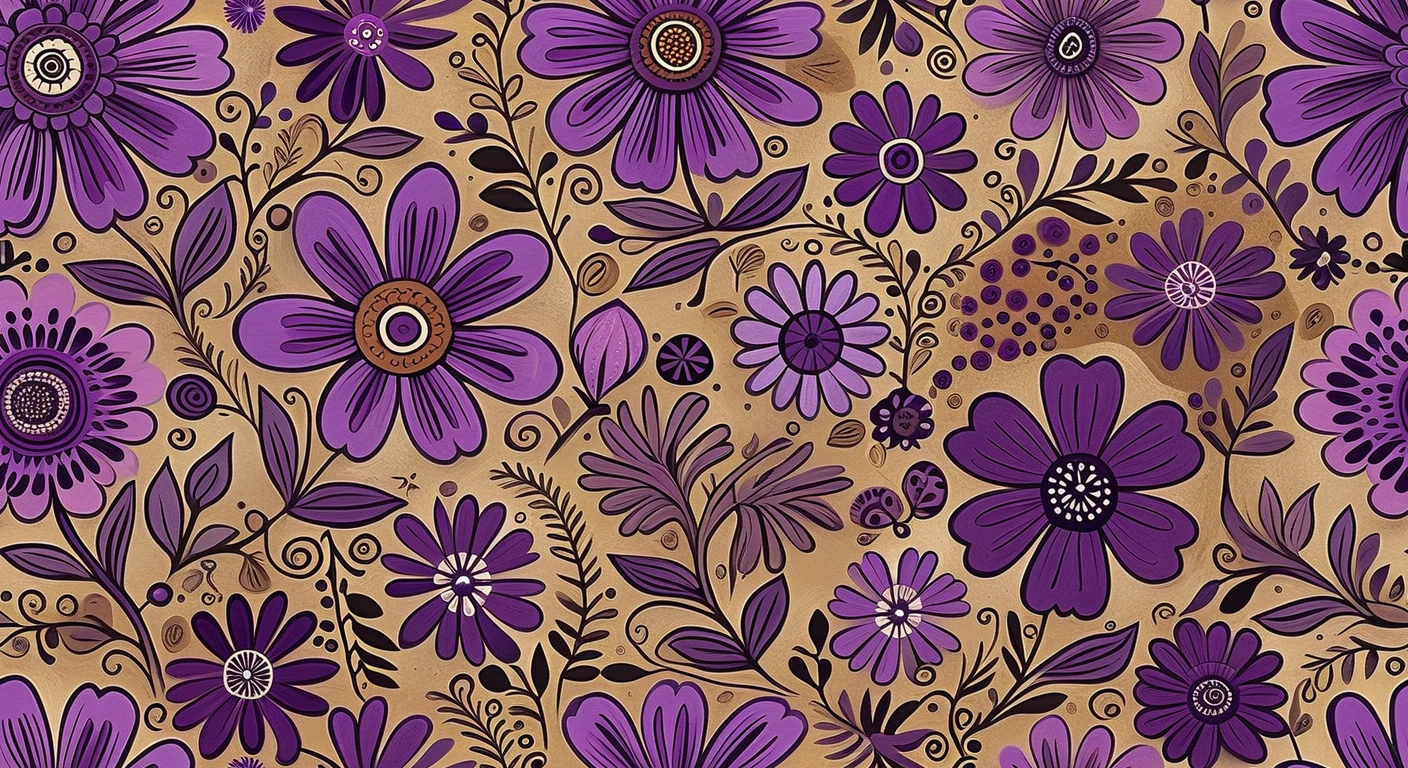 Folk Art Textile Design Vault