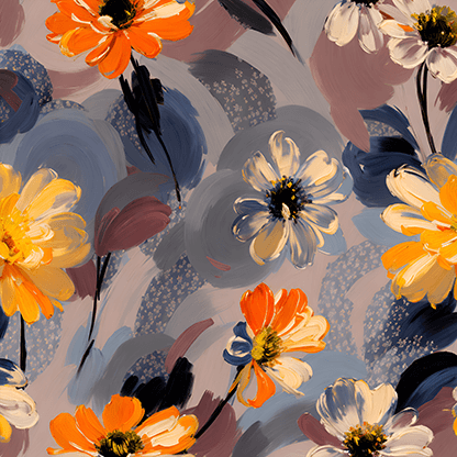 Transform your designs with this luxurious oil painting pattern