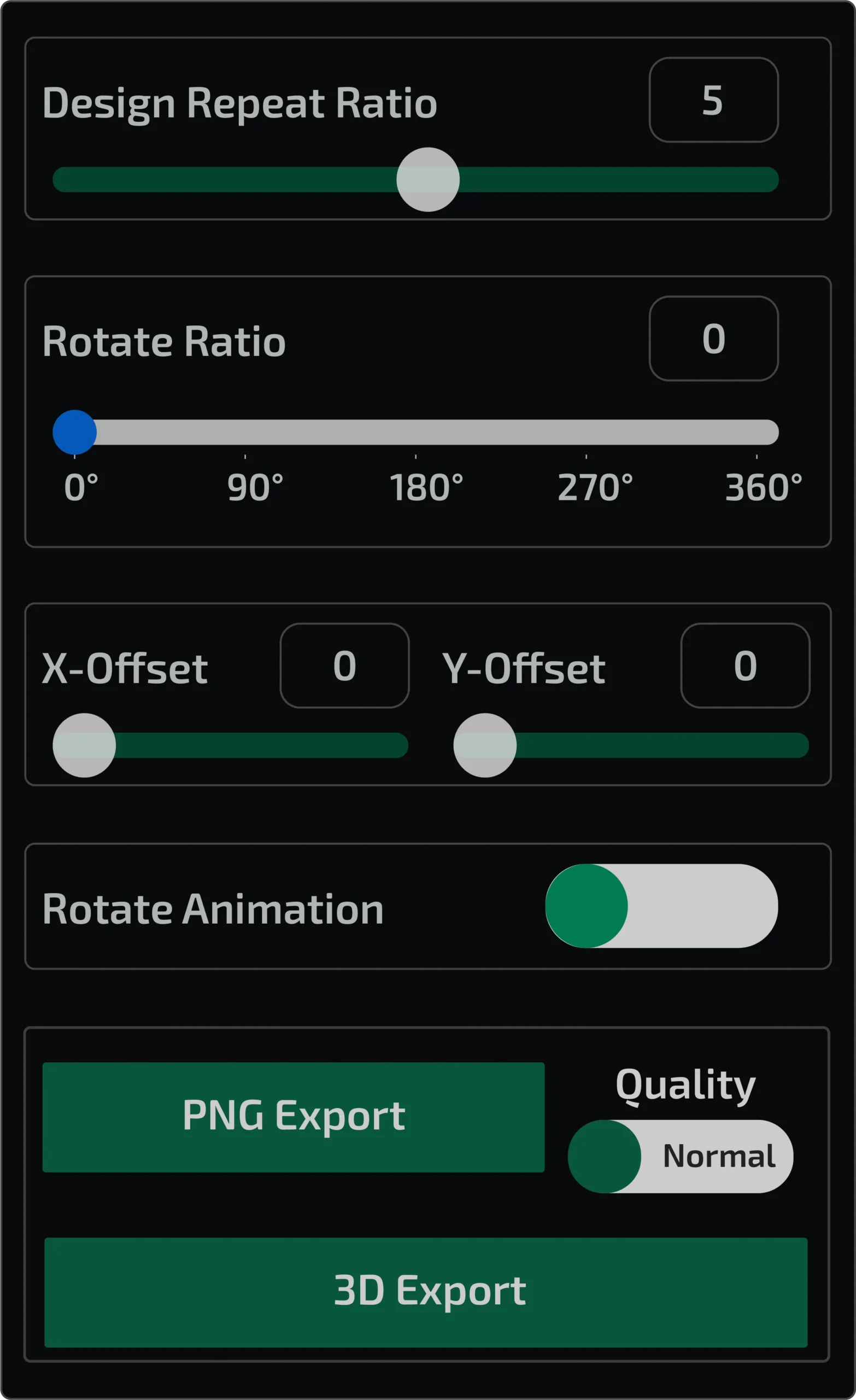 Adjustable Ratios for Tailored Designs