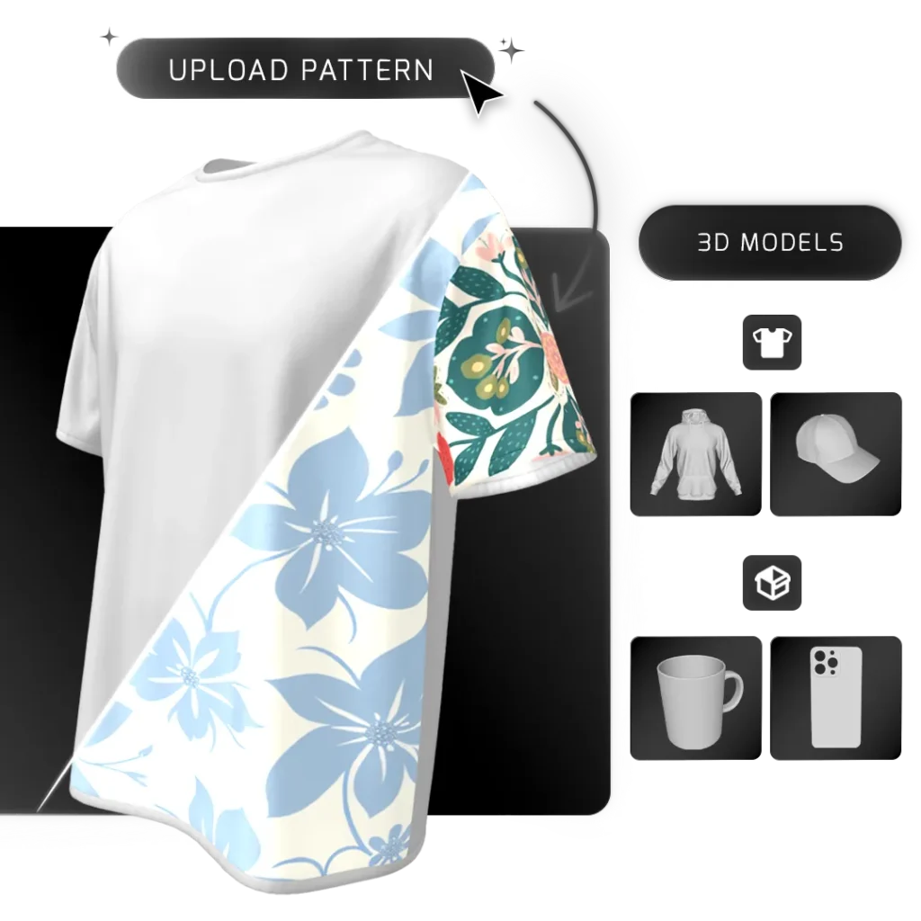 3d mockups for textile