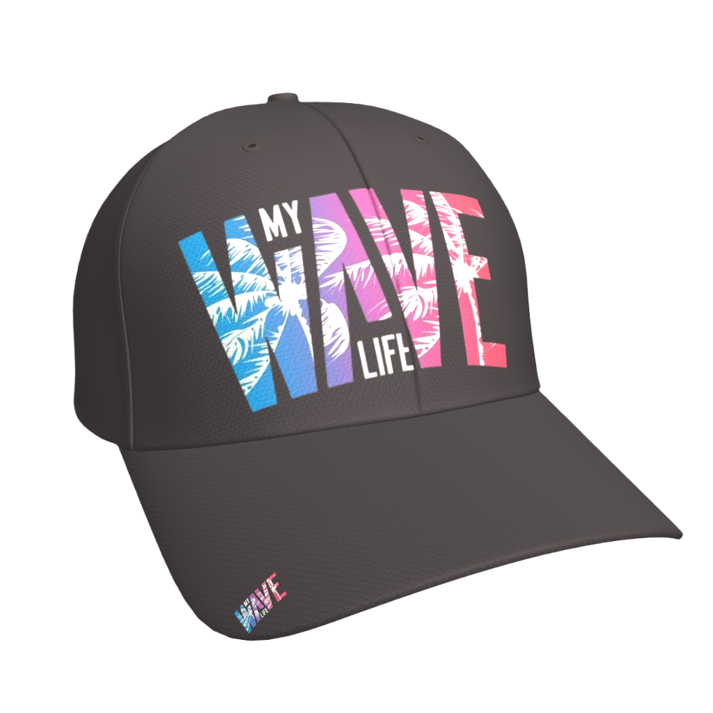 Baseball cap with embroidered-style logo