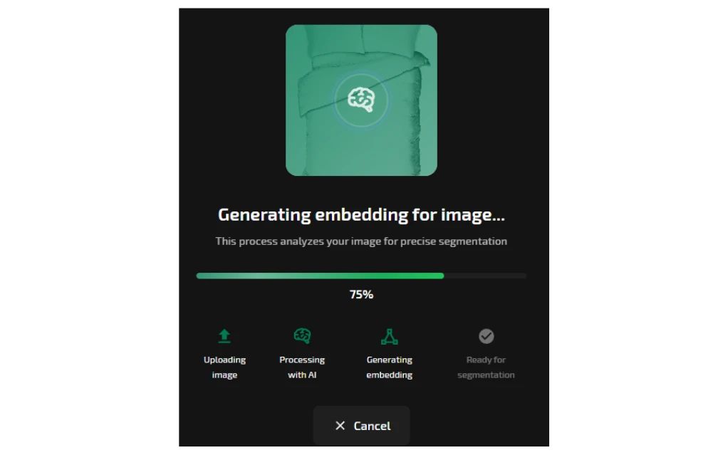 Generating embedding for image