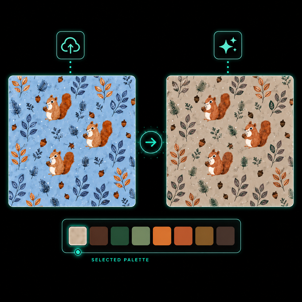 AIT AI Tools Colorway same pattern new palette example